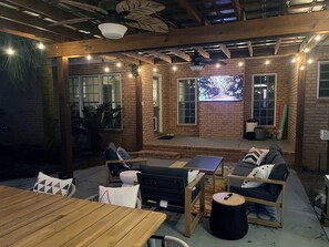 Outdoor sitting area