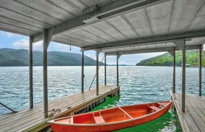 Blick von der Unterkunft