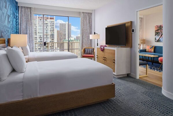 Unit with 2 Double Beds