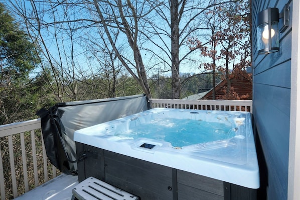Bain à remous extérieur