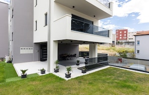 outside