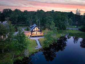 Aerial at Dusk