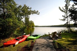 A Place for Morning Coffee by the Water