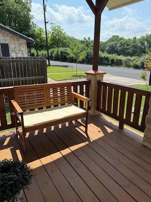 More front porch seating