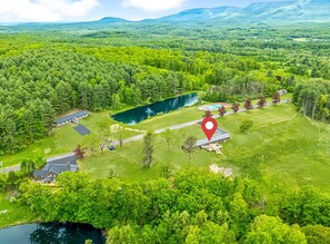 Home #2 on 70-acre estate with pond, court, playground, and shared amenities.