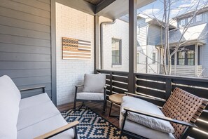 A private balcony offers a perfect spot to unwind, soak in the fresh air, and enjoy the surroundings. (2nd Floor)
