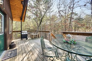 Front Porch | Gas Grill | Dining Area