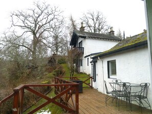 Haus, Hütte, Zuhause, Estate, Zaun, Garten, Landscaping, Bauernhaus, Geländer, Veranda