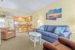 Living Room AreaLiving Room Area with Queen Sleeper Sofa