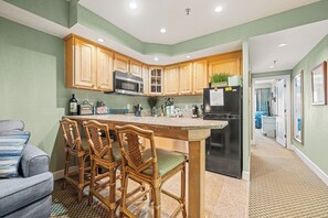 Kitchen Area with Bar Seating