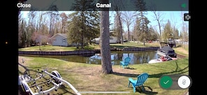 Boat slip for your boat. Rental boat available.