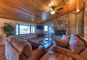 Living room area with a view