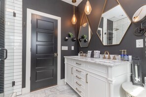 Newly remodeled master bathroom