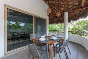 Terrace with Outdoor Dining Table