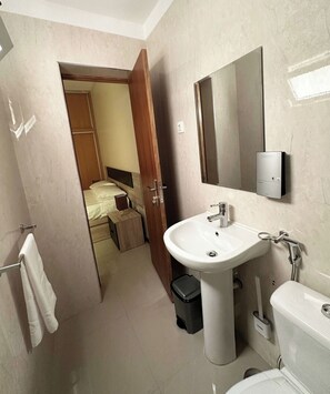 En suite bathroom