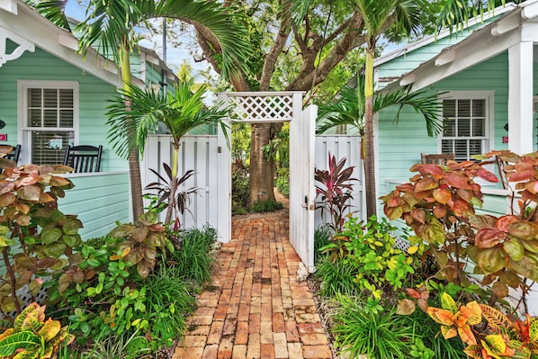 Enter the gate to your slice of paradise.