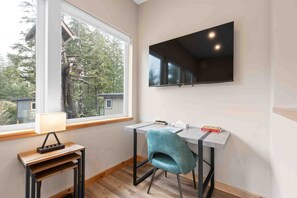 Work space and TV