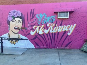 Charming Downtown McKinney is just a mile away