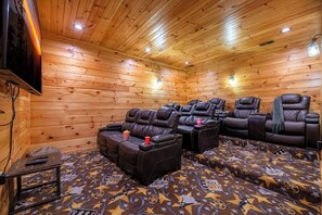 Mayes Landing's theater room