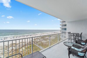 Spacious Gulf Front Balcony