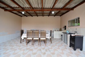 Seating area,BBQ facilities