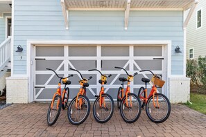 5 Adult Bikes Provided