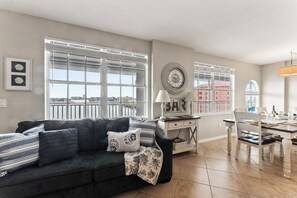 Beautiful Views of the Bay from the Living Room/Dining Room