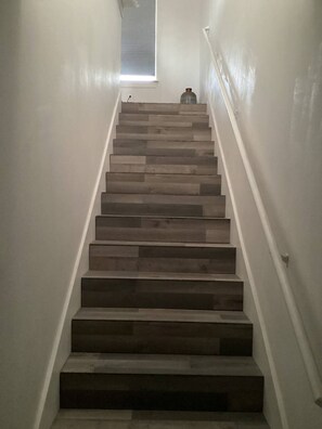 Stairs going to AirBNB