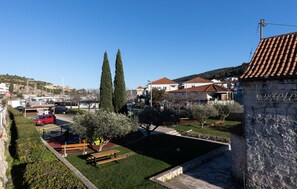 outside