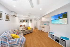Open plan living area