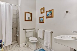 Large bathroom.