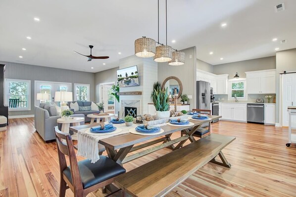Dining Area at Saltwater and Sweet Tea Cottage