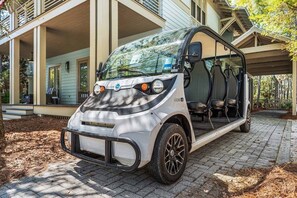 Golf Cart is included with the rental.