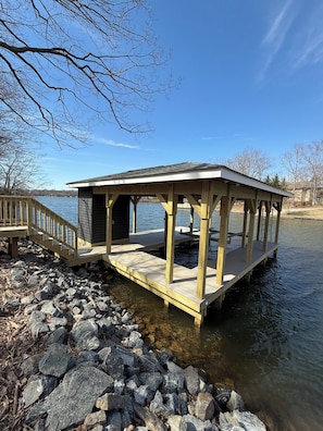 Boathouse and dock