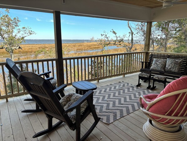 The relaxing porch