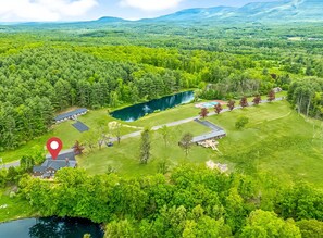 Home #1 on 70-acre estate with pond, court, playground, and shared amenities.