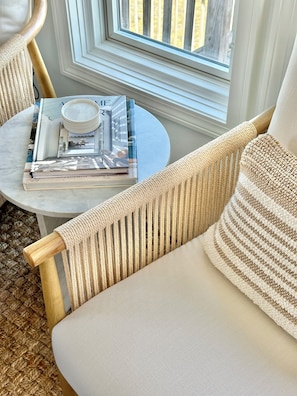 Textural interior finishes