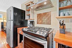 Fully stocked kitchen