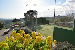 beautiful private padel court