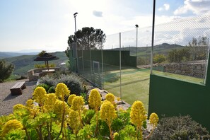 beautiful private padel court