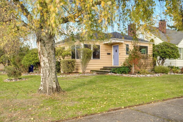 Surrounded by mature landscaping and privacy. 