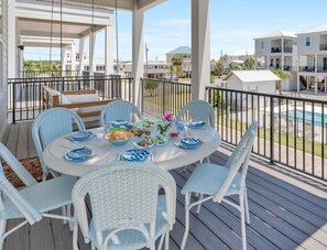 Dine Al Fresco on our patio