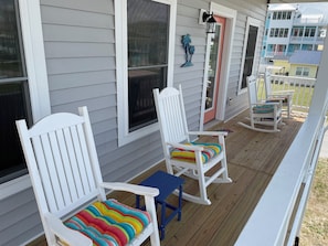 Sit and relax on the front porch.