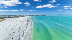 Siesta Key Beach Access #11 and the gulf.