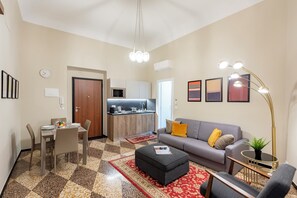 Kitchen and dining area