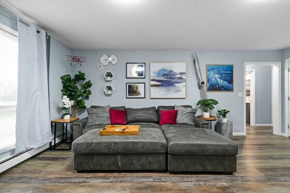 Navigate relaxation in this inviting living room...