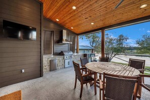 Stunning and breathtaking outside patio and kitchen