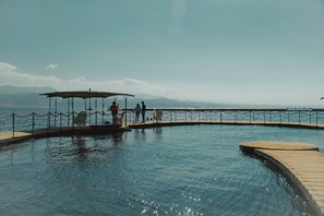 Utsikt mot havet/stranden