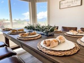 Enjoy a sumptuous meal with a view