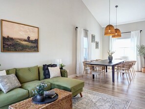 This open floor plan is perfect for mixing meals and after dinner conversations.